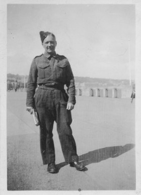 Jack Lindsay in Army Uniform 1943