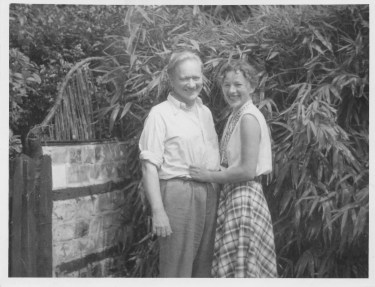 Jack Lindsay and Meta in 1956