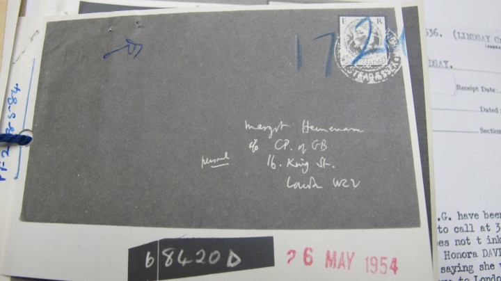 Jack Lindsay Mi5 Intercepted Letter 26 May 1954